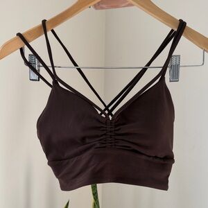 lululemon athletica Brown Strappy Bra